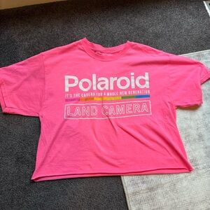 Polaroid Pink Land Camera T-Shirt
